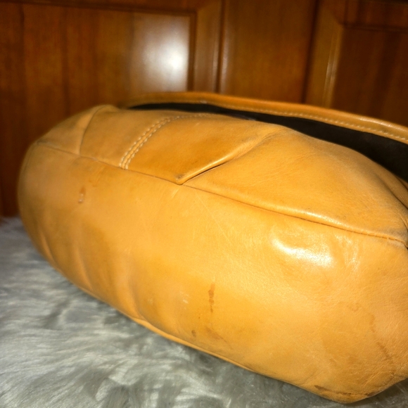 Coach legacy leather adjustable strap bag camel - Picture 4 of 5